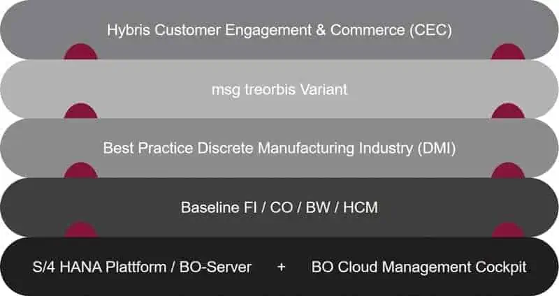 Branchenpaket für die diskrete industrie S/4 Hana, MSG Treorbis